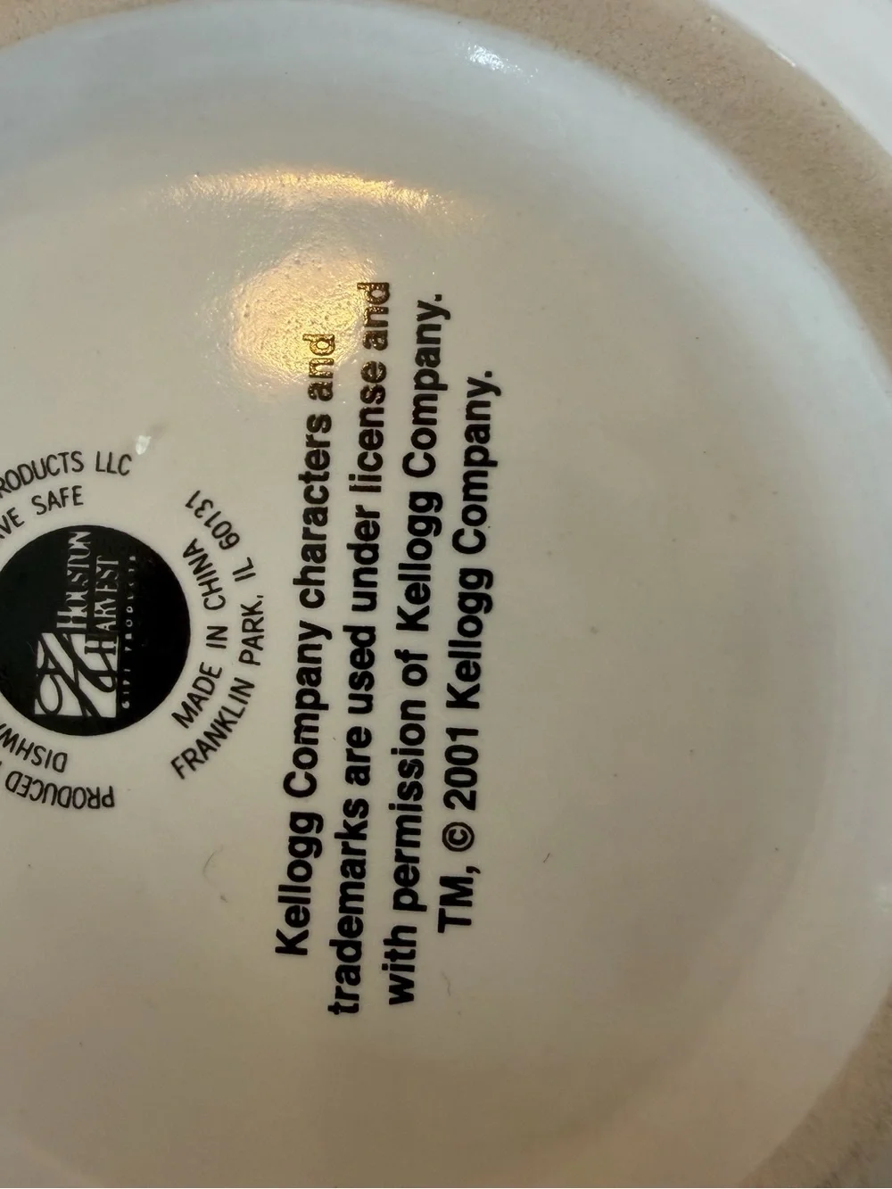 Vintage Kellogg's Ceramic Rice Krispies & Frosted Flakes Cereal Bowls (Set of 2)